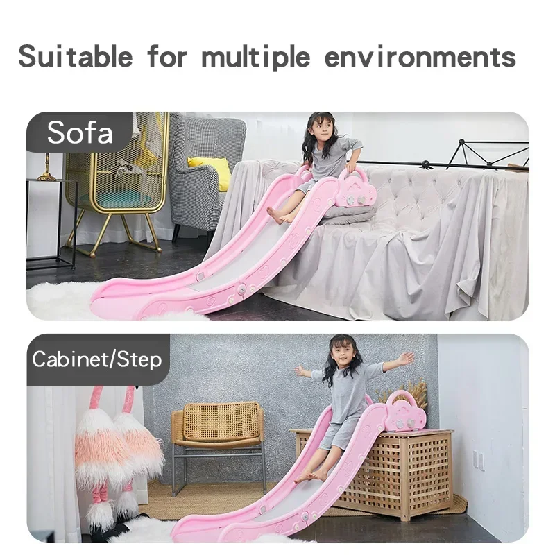 150cm Baby Slide Children Indoor Home Safety Sofa Bed Slide outdoor Kindergarten Slide Kids Playground Sports Game Toys gift