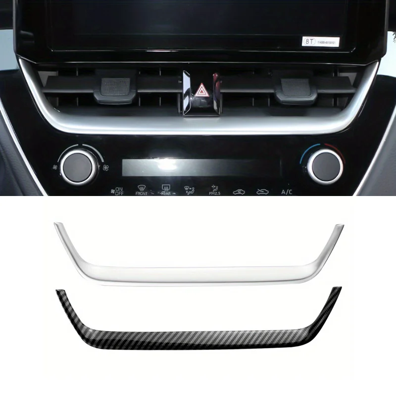 

Middle AC Air Vent Navigation Strip Cover Trim Frame for Toyota Corolla E210 Corolla Cross 2019 - 2023 Car Styling Accessories