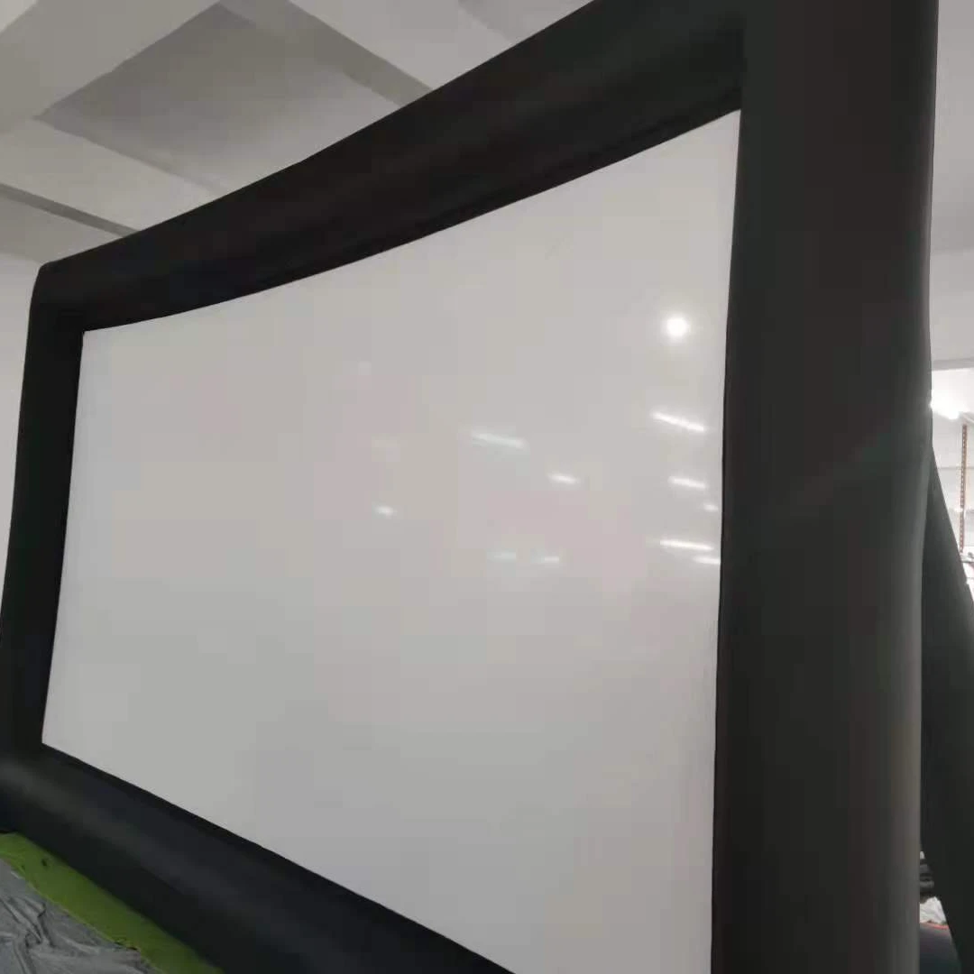 16ft Outdoor Projector Screen - Foldable Portable Outdoor Front Movie Screen, Setup Stand, Transportable Full Set Bag for - view 2