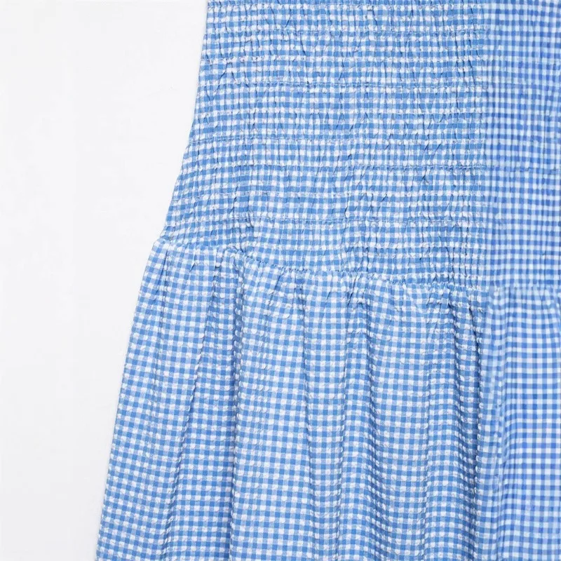 فستان ربيع جديد لعام 2025 للملابس النسائية: مقاس نحيف وحزام كاجوال، رقبة دائرية بدون أكمام