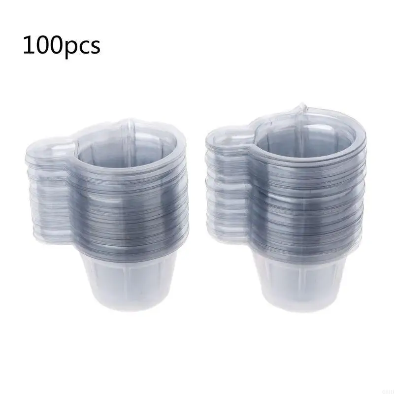 

20/100 Pcs Hospital Plastic Urine Cups 40ML Safety Disposable Assay Cups for Medical Center Laboratory