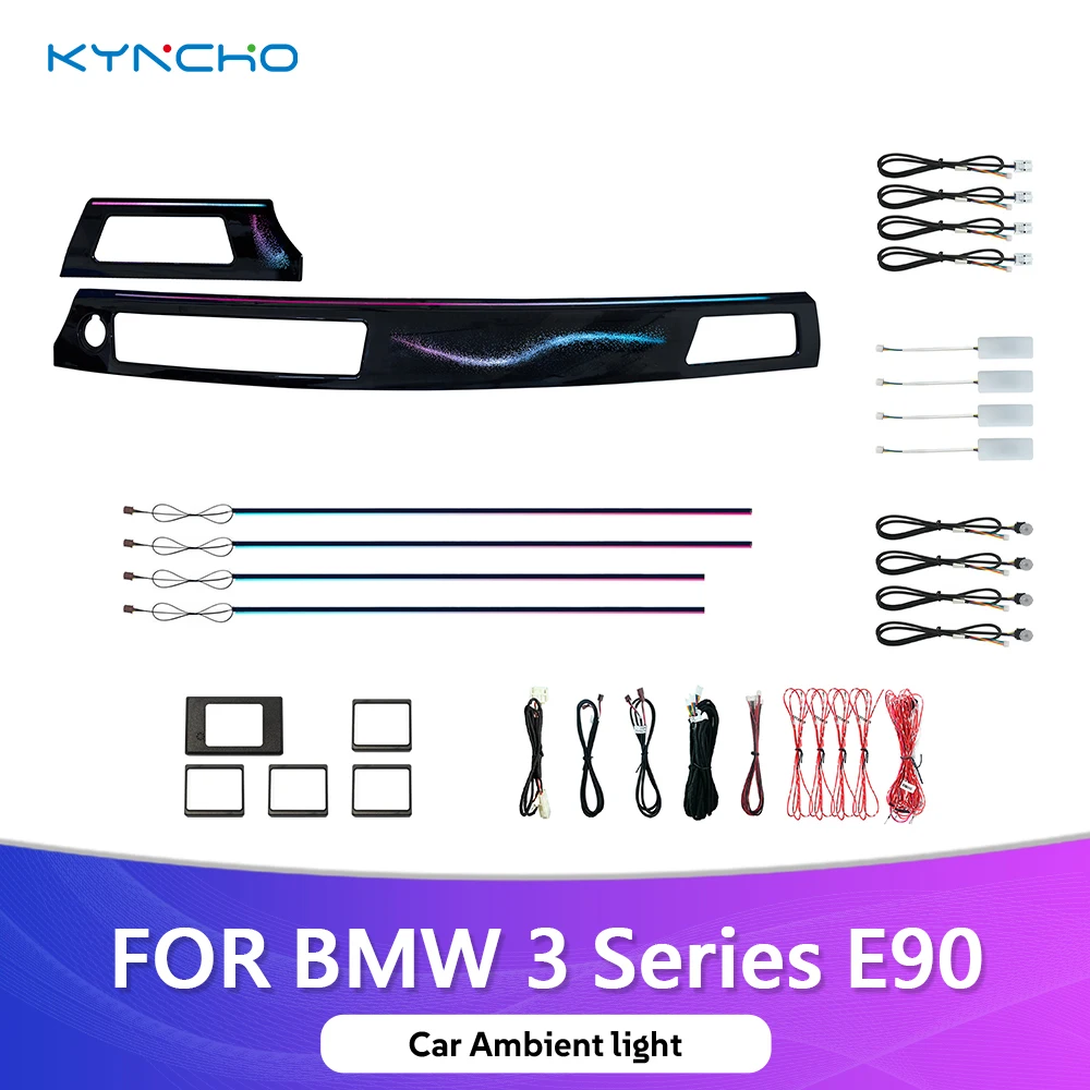 For BMW 3 Series E90 E91 E92 E93 LED Car Ambient Light Interior Symphony Automotive Ambient Lighting with Colorful Features
