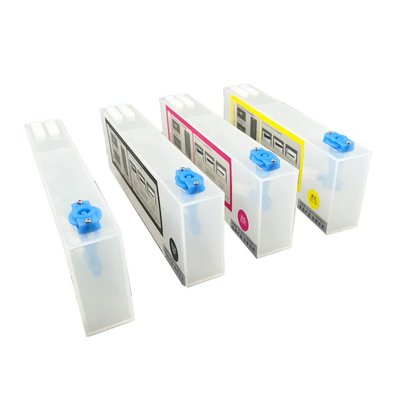 

LETOP 4 Pieces Inkjet Printer Parts 440ML CMYK With Ink Level Sensor Empty Ciss Ink Cartridge