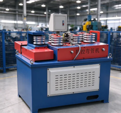 Fully Automatic Pipe Bending Machine Hydraulic Pipe Benders Metal Cutting One Time Forming Servo CNC