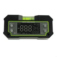 E28F Digital Finder Protractor Gauge DualAxis Inclinometer Display 4x90° Measuring Tool with Base