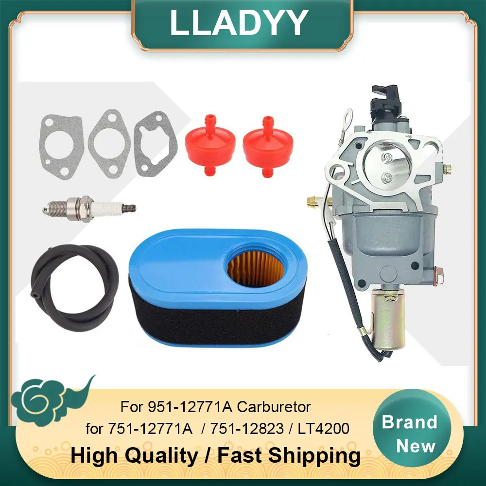 

Replacement Carburetor Kit 951-12771A for MTD LT4200 TB30R - Replaces 751-12771A 12823