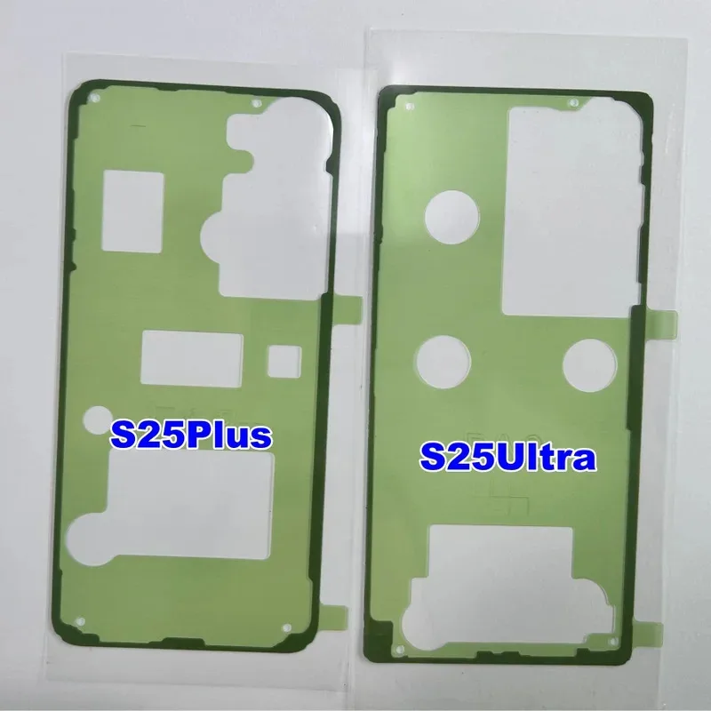 5 قطعة الغطاء الخلفي الإسكان ملصق لسامسونج غالاكسي S25 زائد S24 الترا S23Fe S24FE بطارية الباب حالة لاصق شريط لاصق