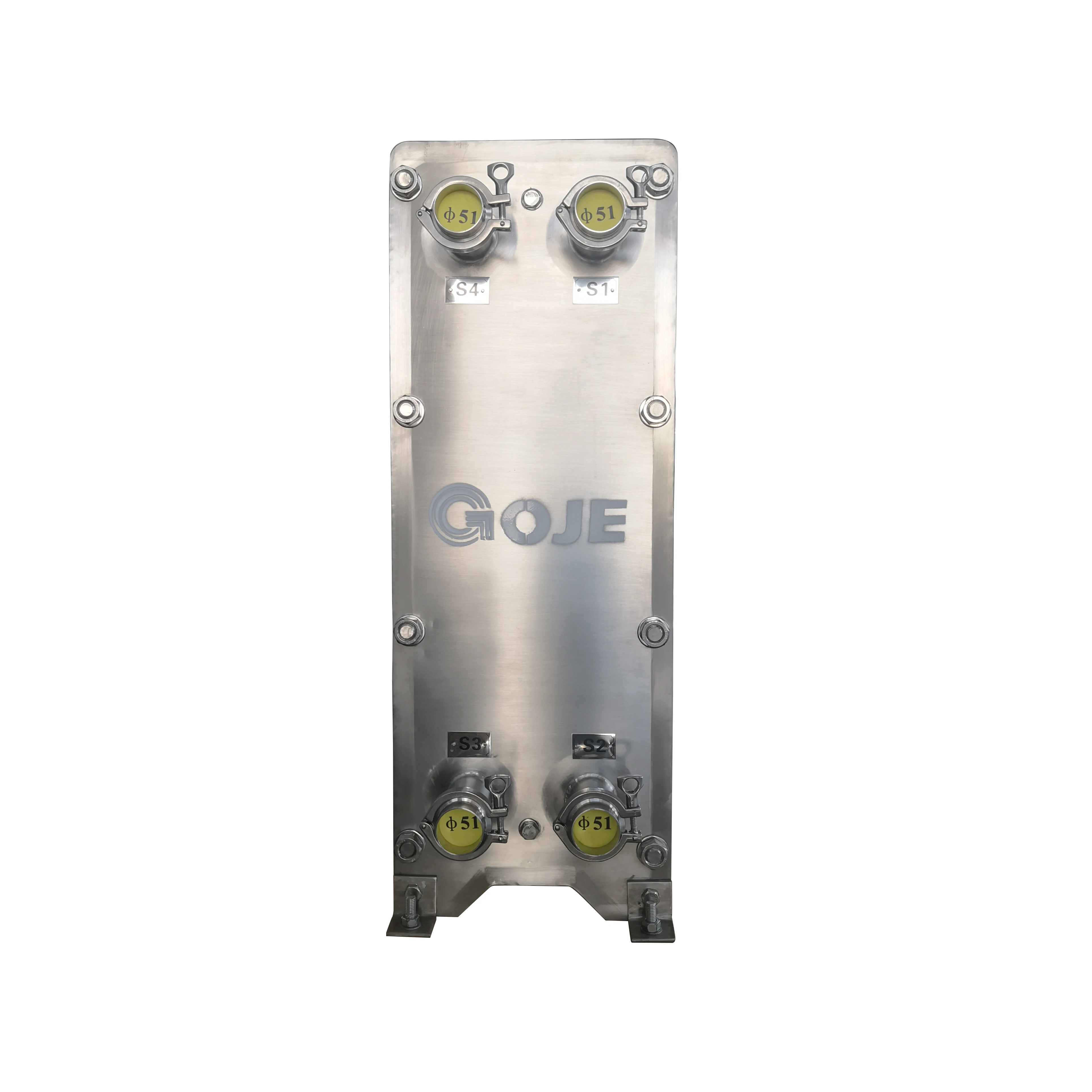 High Quality Milk Pasteurization Plate Heat Exchanger Food Grade Plate Heat Exchanger Customized