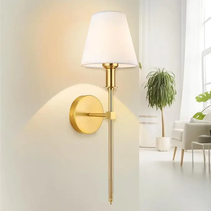 

American Vintage Industrial Wall Sconce - Multi-Space Metal Light for Hallway, Bathroom & Bedroom, Hospitality Corridor Lamp