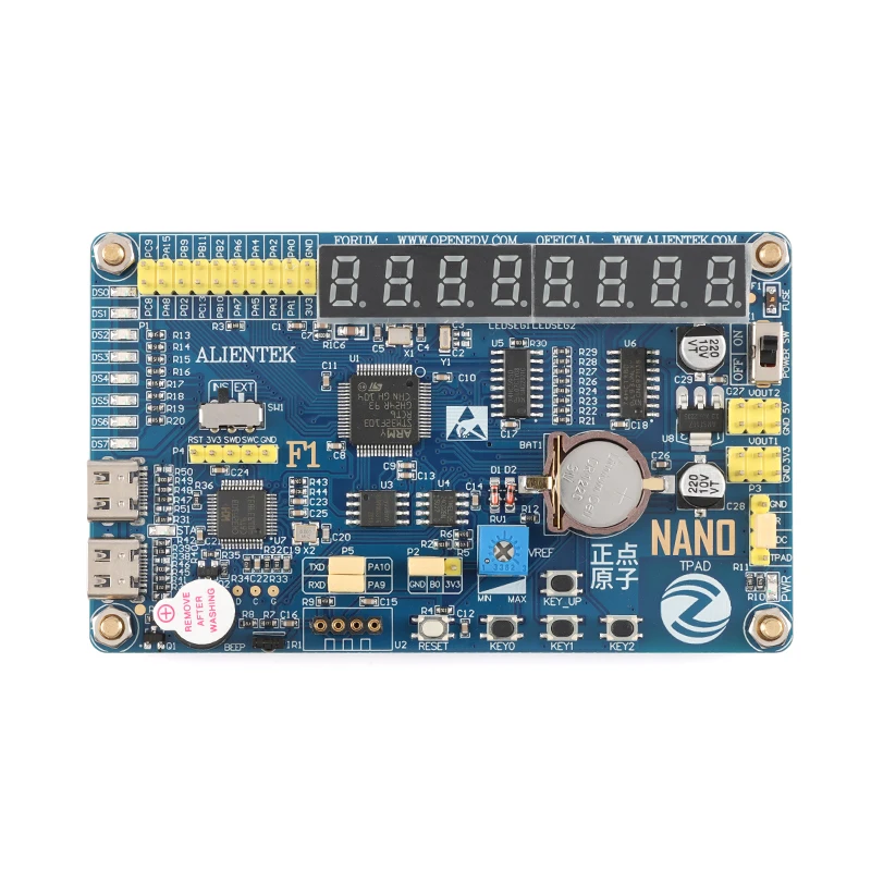 

STM32F103RCT6 development board board downloader surpasses 51 STM8 microcontroller