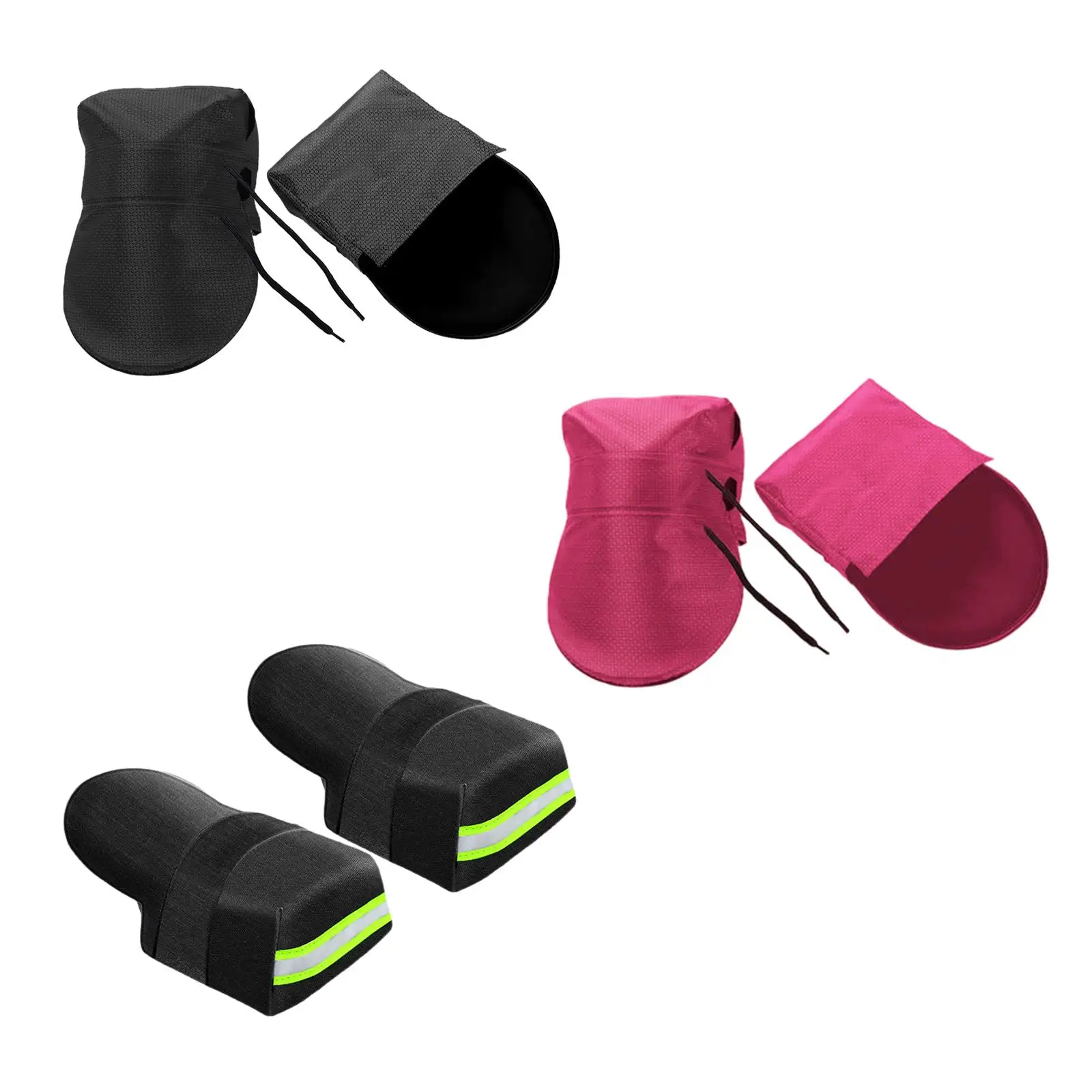 Easy Install Waterproof Handlebar Mittens Windproof Motorcycle Handle Gauntlet Gloves for Summer Biking