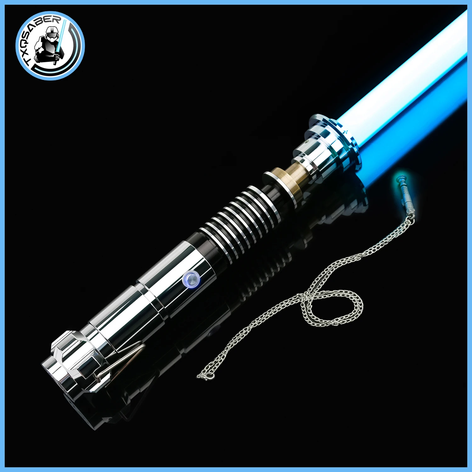 

TXQ Luke V1 RGB NoePixel laser sword Smooth Swing Metal Hilt lightsaber Bluetooth Control Colors Change Cosplay FOC