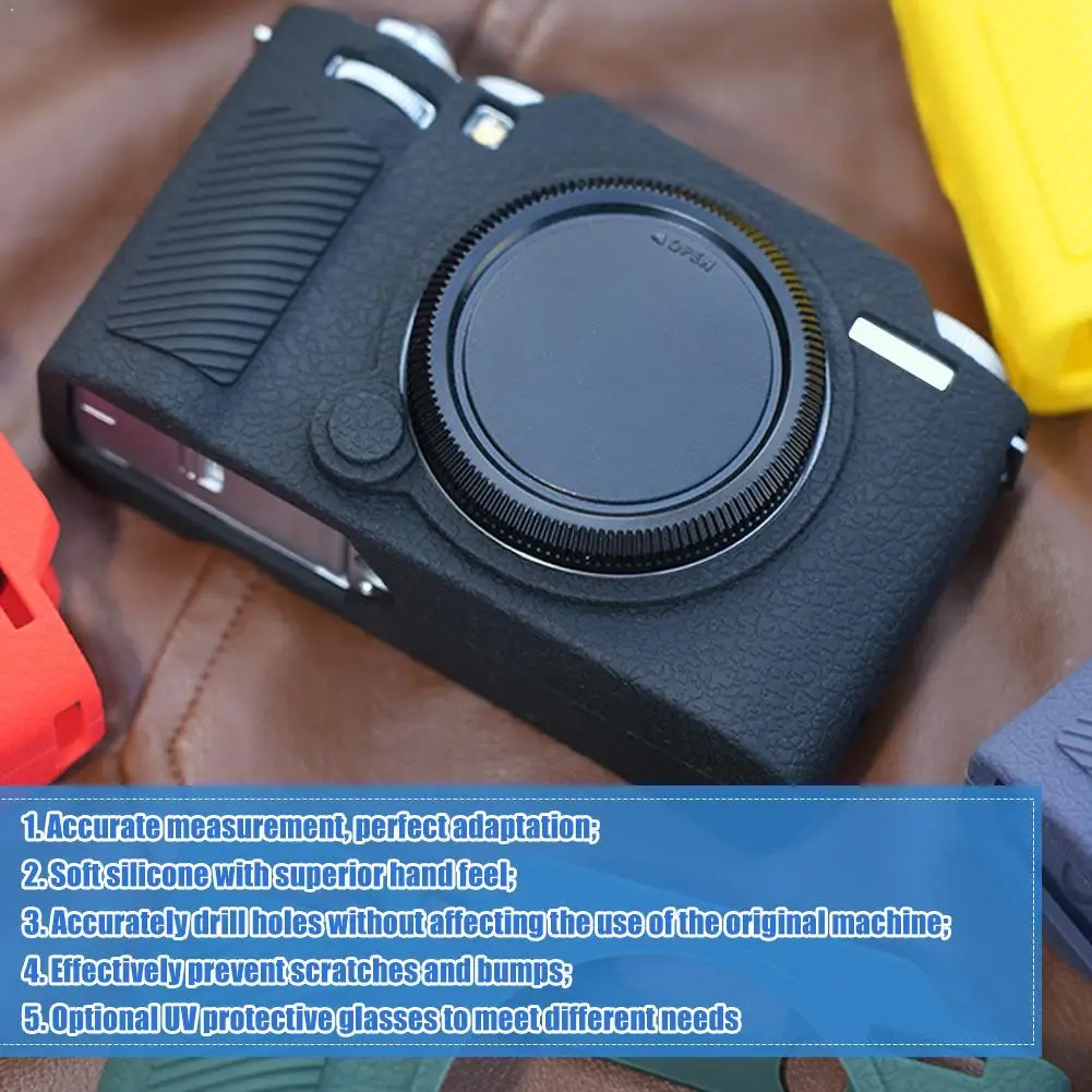 

For Fujifilm XM5 Camera Case Protective Case And UV Filter Set Protective Case Camera Bodysuit Silicone Camera Bag