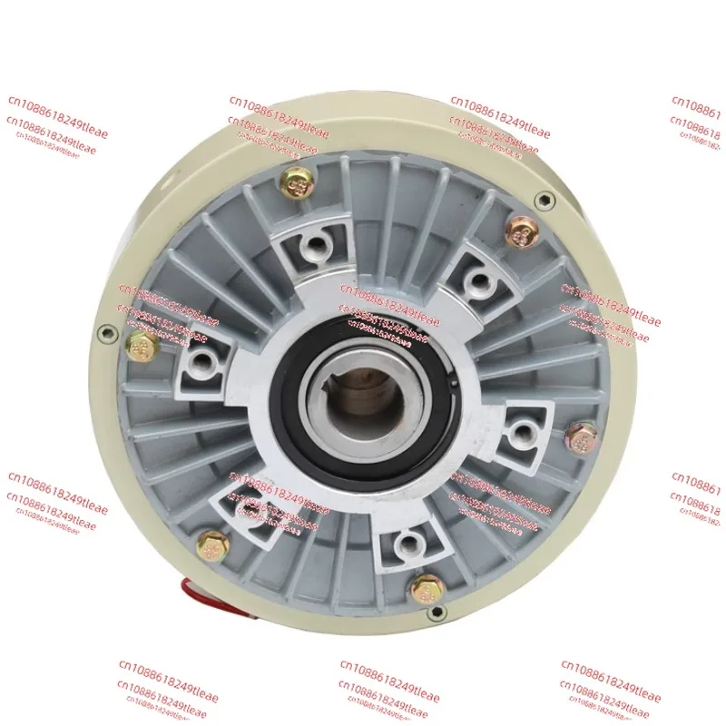 Magnetic Powder Brake Hollow Shaft Tension Controller Clutch, Electromagnetic Powder Brake Motor Hollow Shaft Hole Type 24V