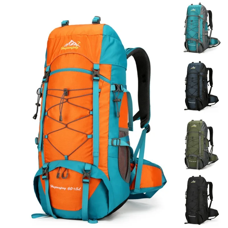 Outdoor Burden Reduction Travel Mountaineering Bag Large Capacity Running Equipment Sports Waterproof Expansion Hiking Backpack