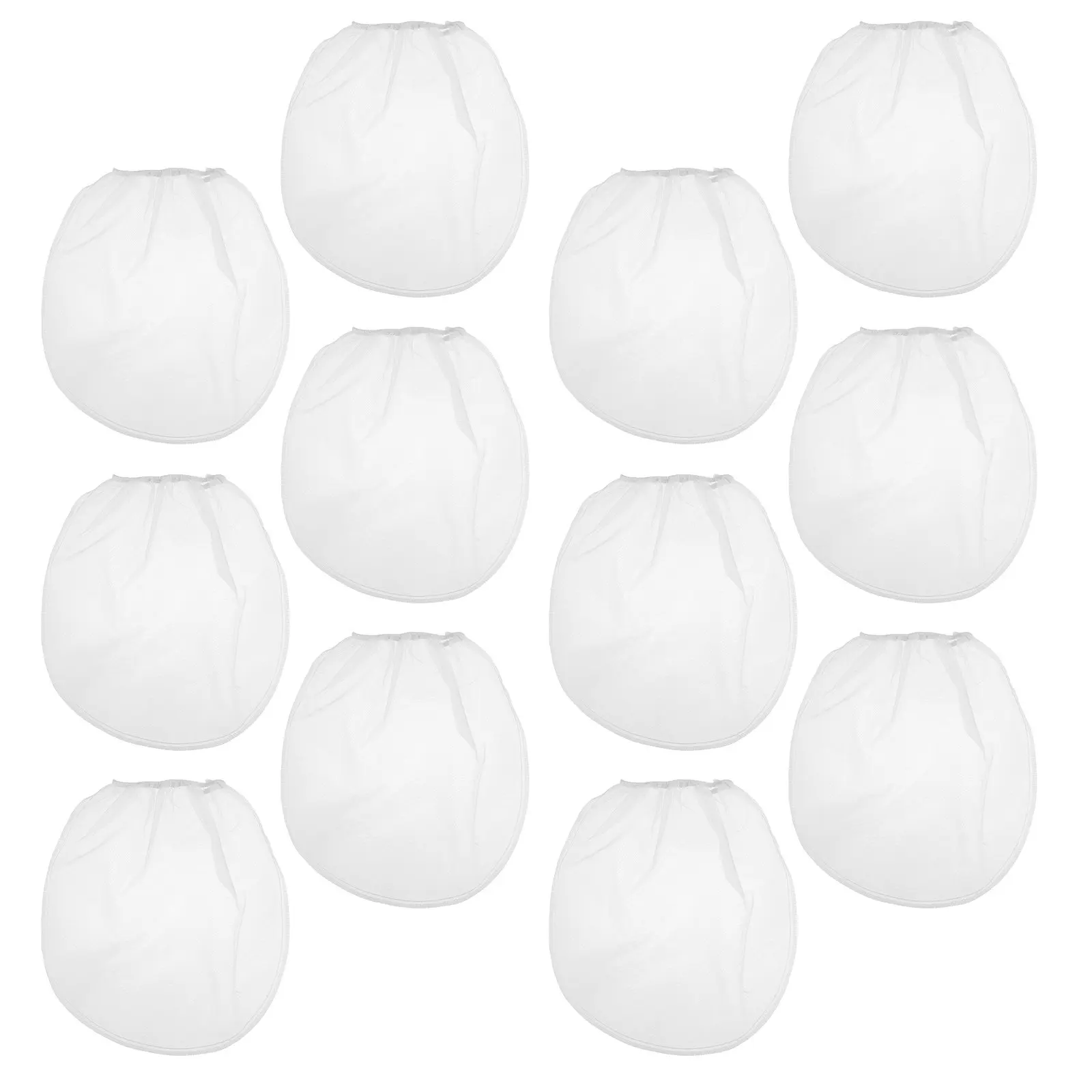 20Pcs 1 Gallon White Paint Filter Bags Fine Mesh Reusable Strainer Bag for Oil Paint Coating Gardening Drainage Smooth Finish