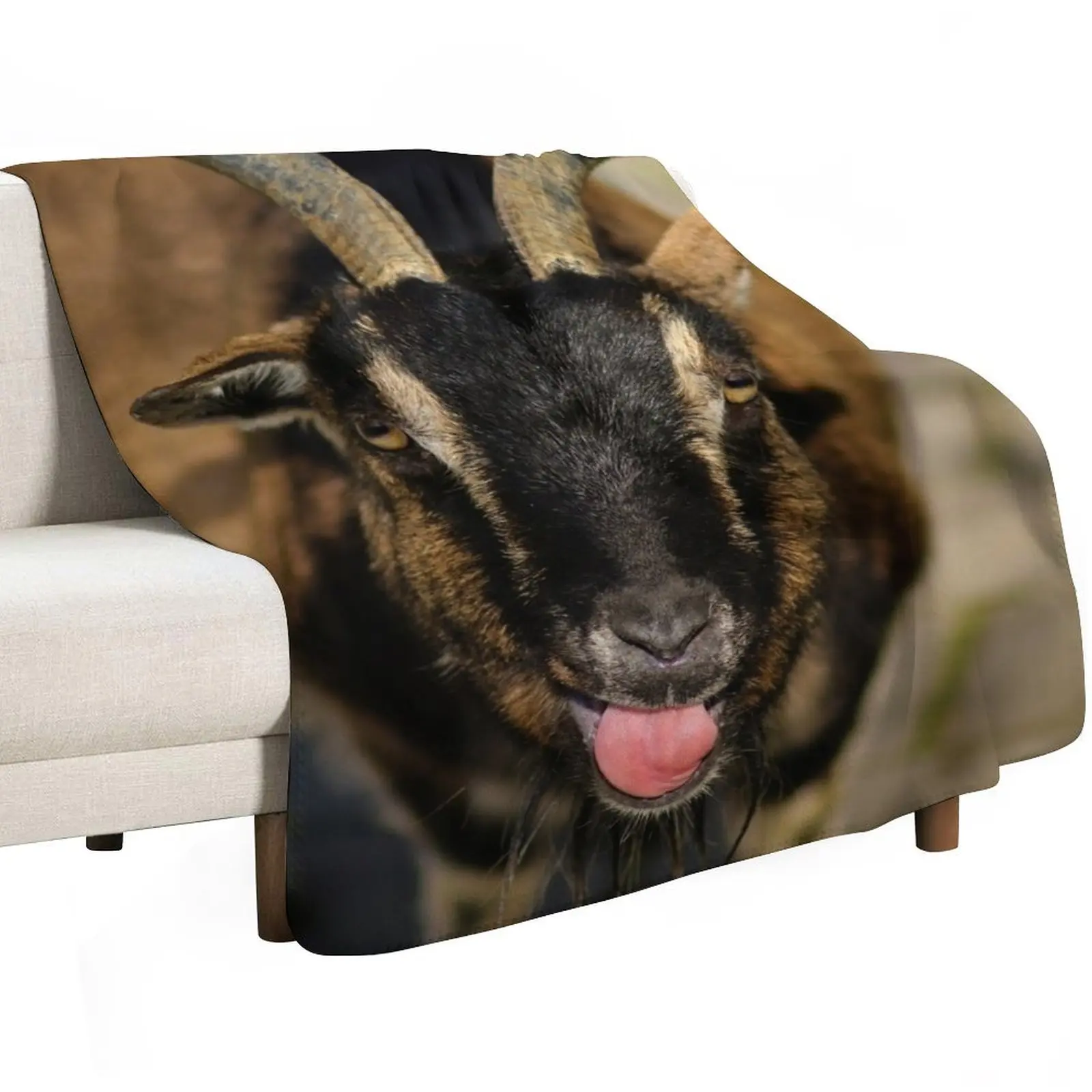 goat Throw Blanket Decorative Throw Comforter bed plaid Decorative Sofas Flannels Shaggy Blankets