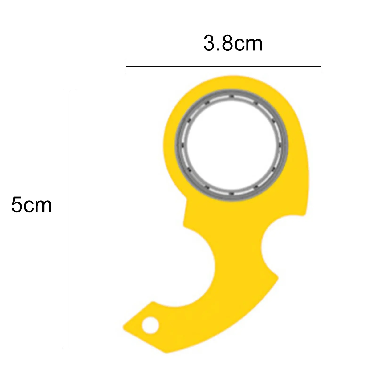 Entspannende kreative Spinner Spielzeug einfache Bedienung interessante Spinner für Schlüssel bund Zubehör