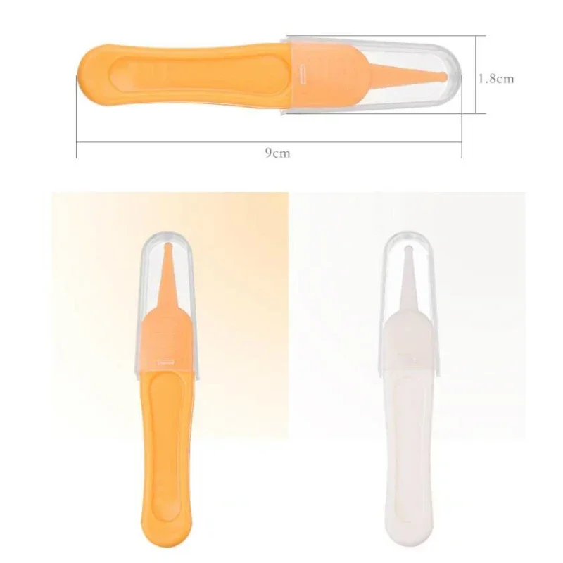 5Pcs/Set Baby Nose Picker Safe Round Tip Tweezers Newborn Nasal Care Hygiene Essential Noise Clean Tweezer Earwax Booger Cleaner