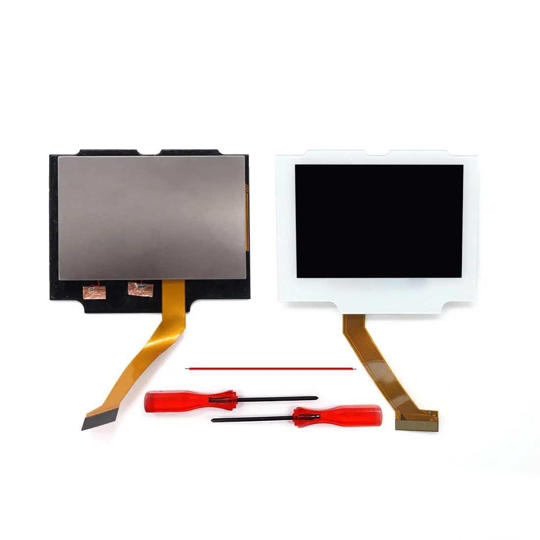 Hispeedido Vorlaminierter IPS V5 LCD-Bildschirm-Kit für GBA SP, hohe Helligkeit, kein Zuschneiden erforderlich, für Gameboy Advance SP