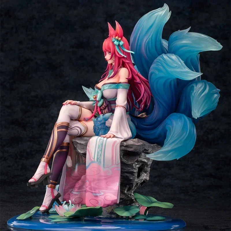 Em estoque myethos espírito flor ahri original anime figura colecionável modelo bonecas estatueta ornamento presentes brinquedo