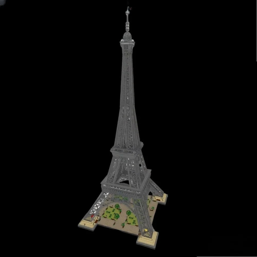 The Famous Big Tower Model 10307 Building Blocks Sets Suitable for Christmas Gifts Not Compatible with Legoed Particles,10001pcs