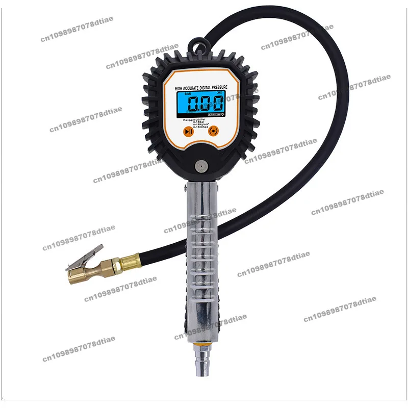 For LCD Tire Inflation Gauge Tire Pressure Gauge Barometer