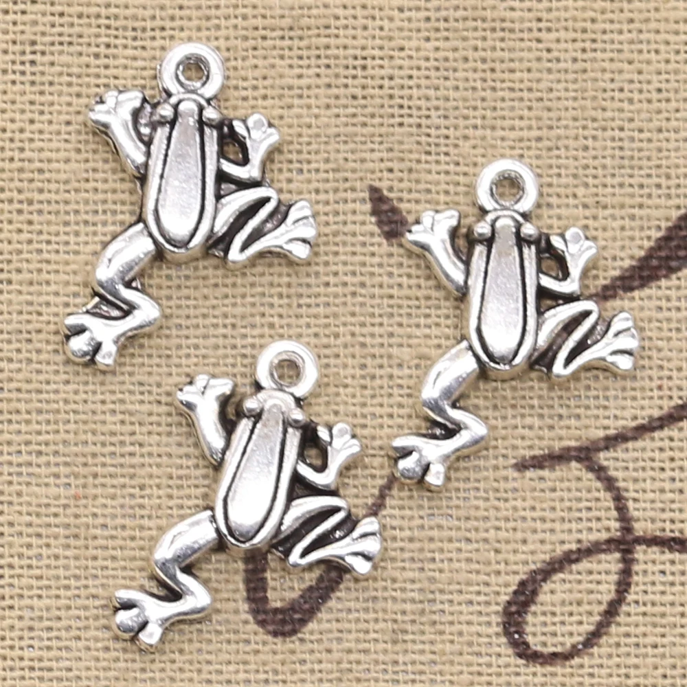 15pcs Charms Frog 16x13mm Antique Making Pendant fit,Vintage Tibetan Silver color,DIY Handmade Jewelry