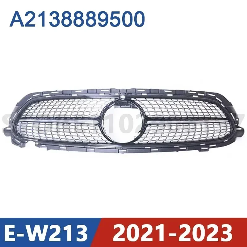 for W213 2021-2023 Mercedes Benz E200 E260 E300 E350 Front Bumper Radiator Grill A2138889500 2138889500