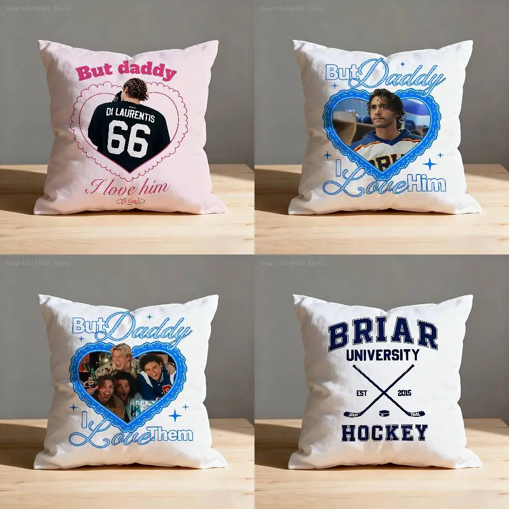 O-Off C-Campus Pillow Case Print Polyester Fiber 40X40 cm Home Sofa Throw Cushion Cover Decoration