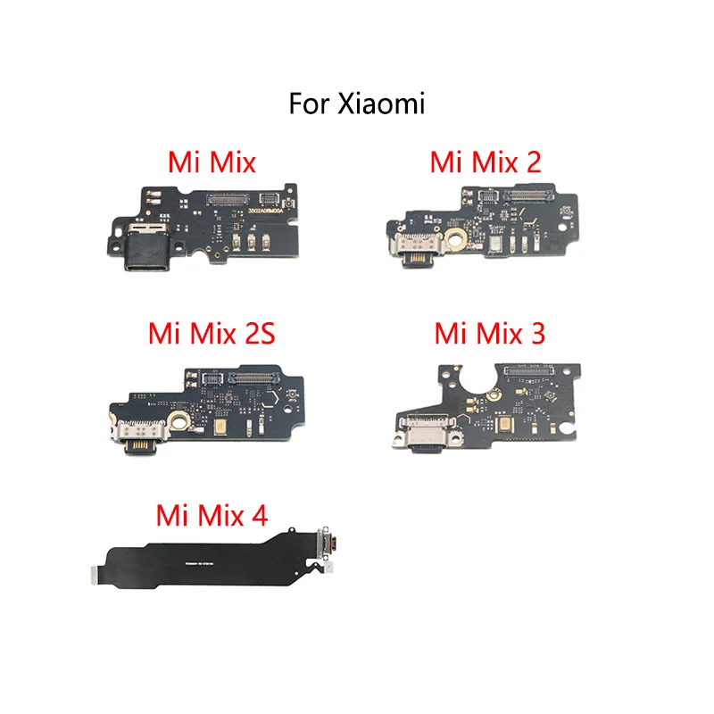 USB Charge Dock Port Socket Jack Plug Connector Flex Cable For Xiaomi Mi Mix 2 2S 3 4 Charging Board Module