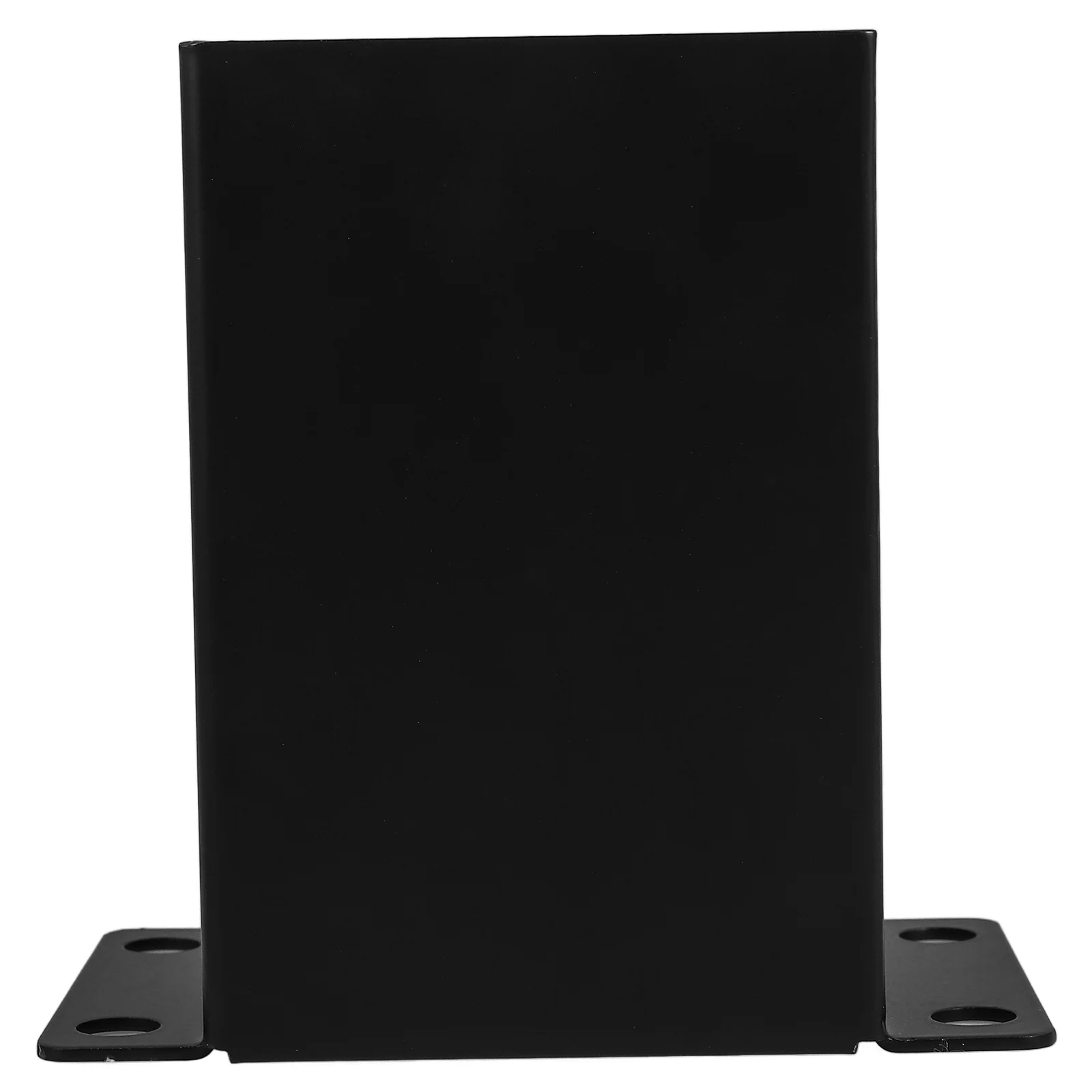 

Post Base Bracket For 4X4 Wood Posts Heavy Duty Black Metal Pavilion Deck Railing Fence Support Outdoor Structure Base