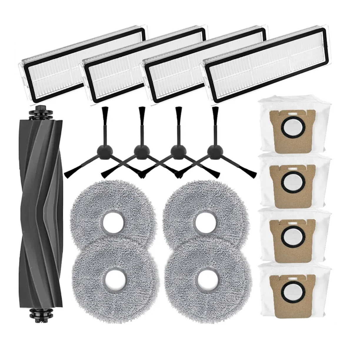 สำหรับ dreame Bot L20อะไหล่เครื่องดูดฝุ่นหุ่นยนต์พิเศษแปรงด้านข้างหลักแผ่นกรอง HEPA ถุงหูรูด
