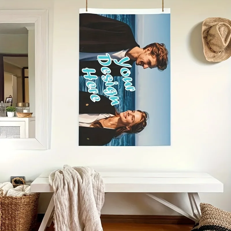 

Any Size Polyester Custom Banner Tapestry - Ideal for Wedding, Anniversary, Party Display, Family Souvenirs & Photo