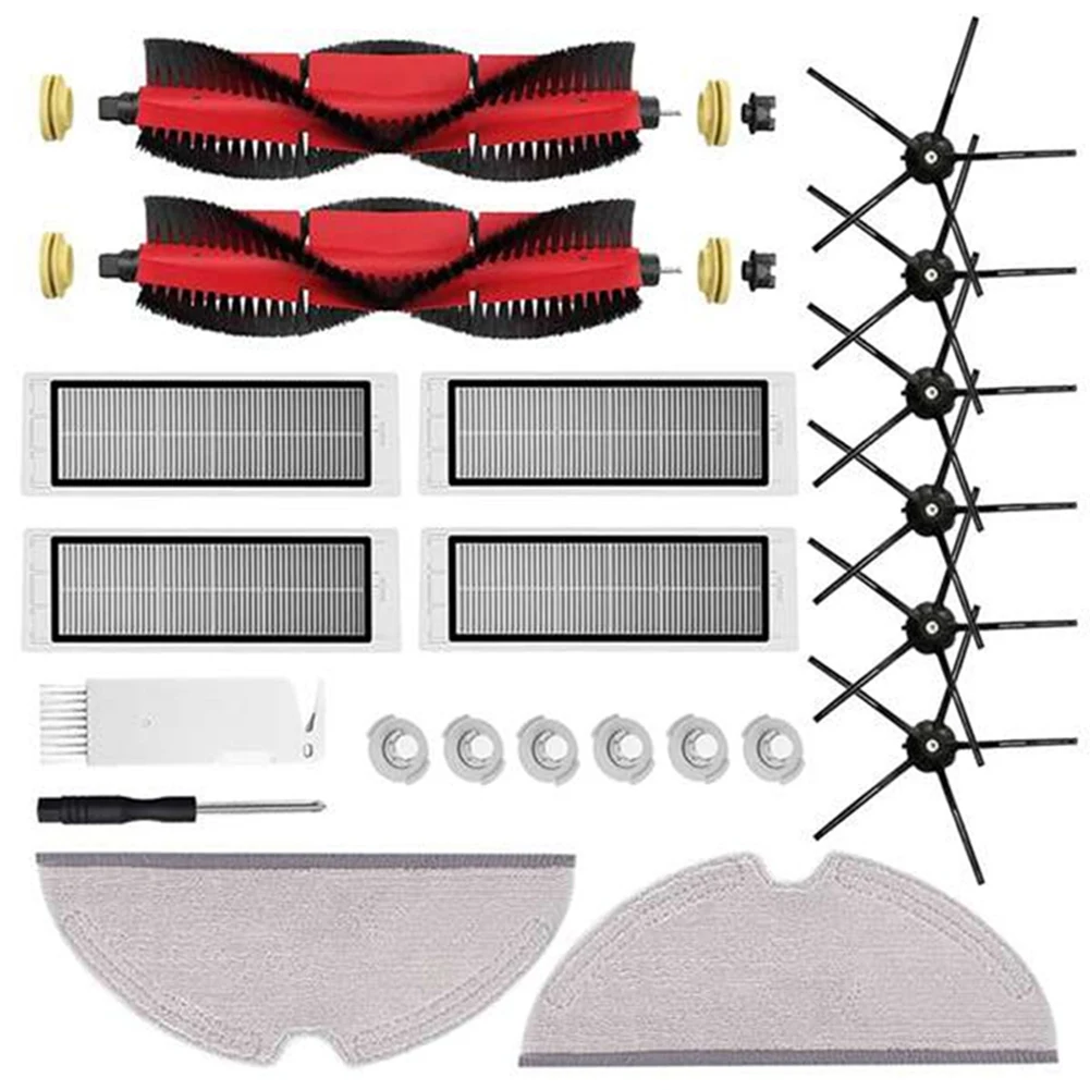 새로운 S5 S502-00 S502-02 S5 Max S6 S6 MaxV S6 순수 E4 E5 로봇 예비 부품 메인 사이드 브러시 Hepa 필터 걸레