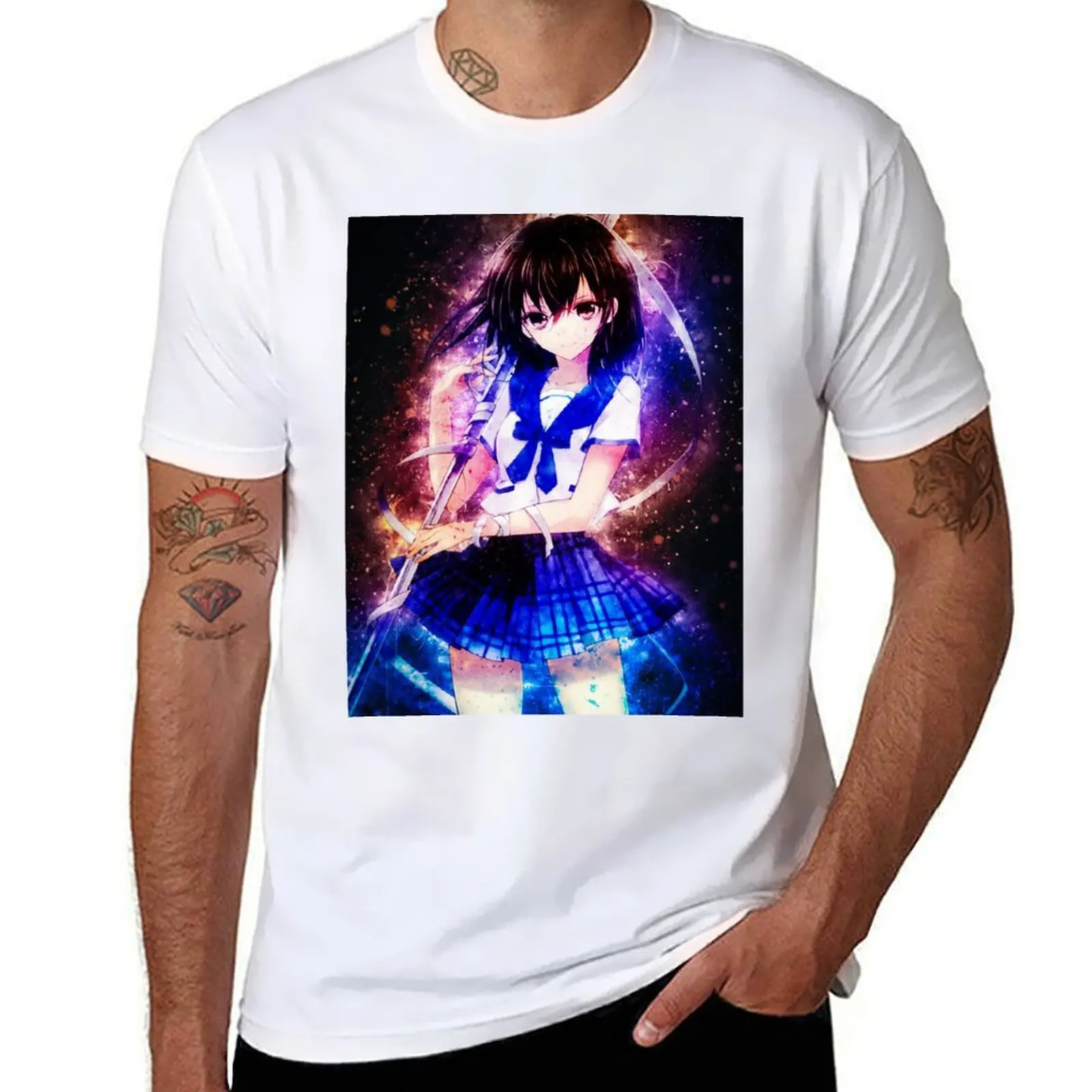 

Yukina Himeragi Strike the Blood T-Shirt funny t shirts dark humor men t shirt cotton 100% T-Shirt