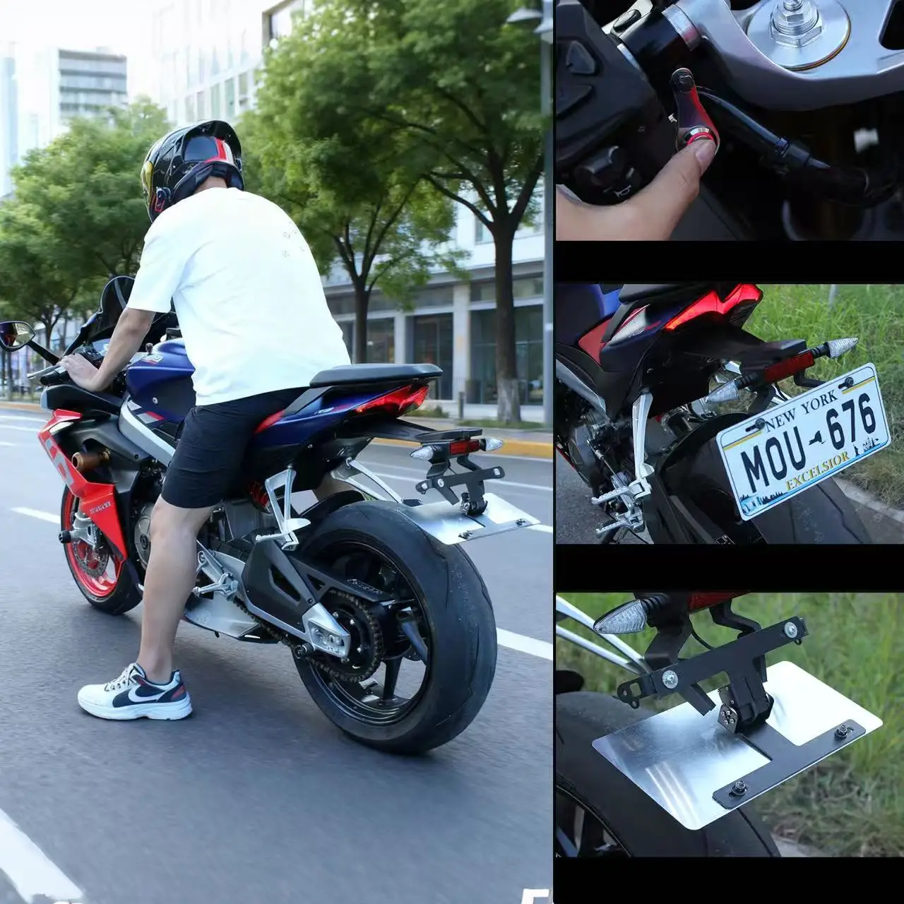 

Специализированные высококачественные регулируемые кнопки номерного знака для мотоциклов и электромобилей. Монтаж простой.