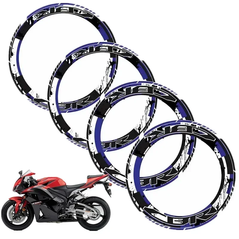 For HONDA CBR600RR CBR1000RR CBR250R CBR900RR Motorcycle Parts Contour Wheel Decoration Decal Sticker - 2 Motor