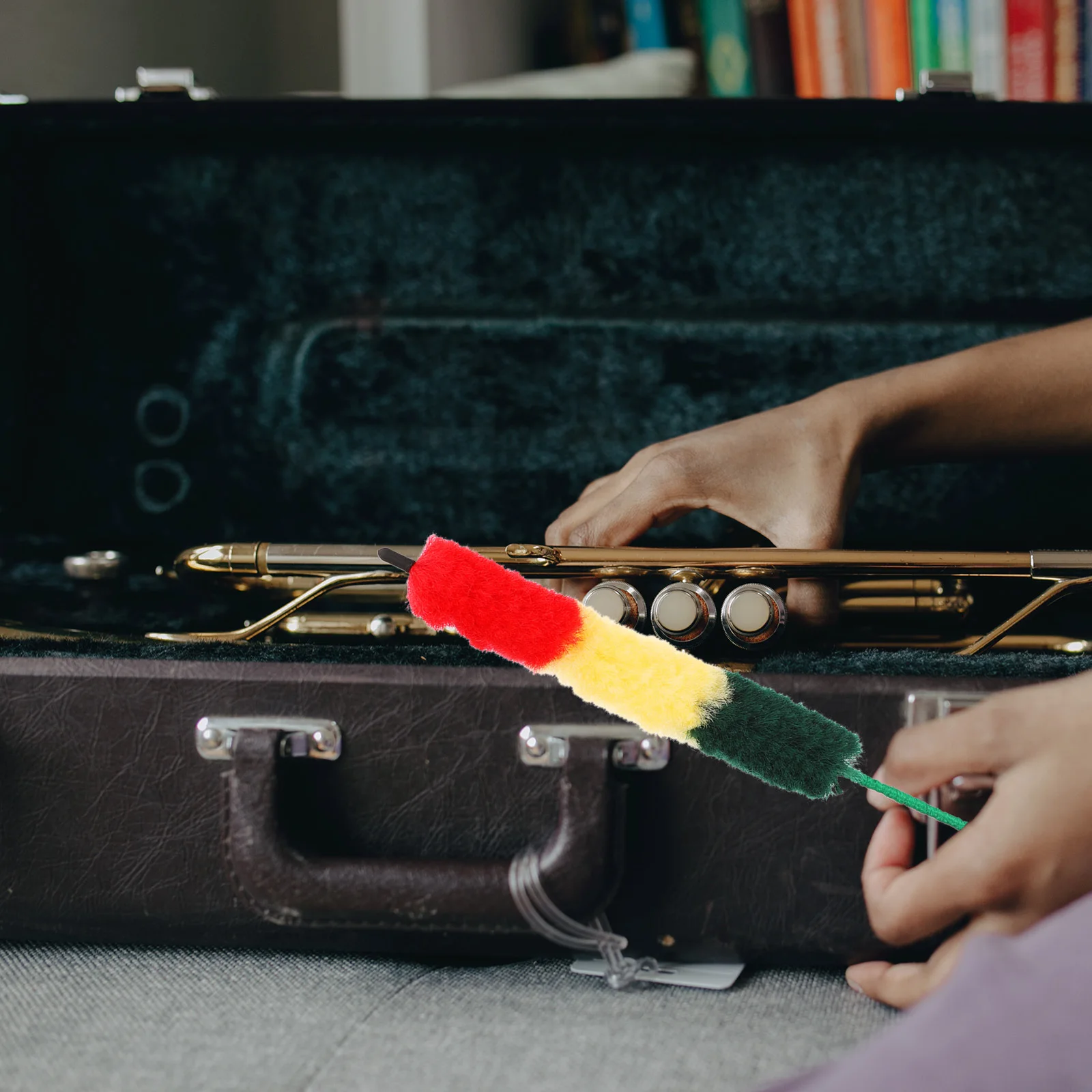 

B Flat Clarinet Cleaning Brush Design Portable Maintenance Tool For Clarinet Care Durable Wear-Resistant Material Practical Gift