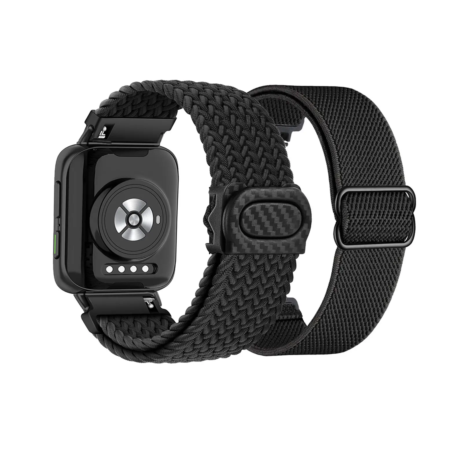 

2pcs Elastic Nylon Bands for Oppo watch 46mm Strap for Men and Women