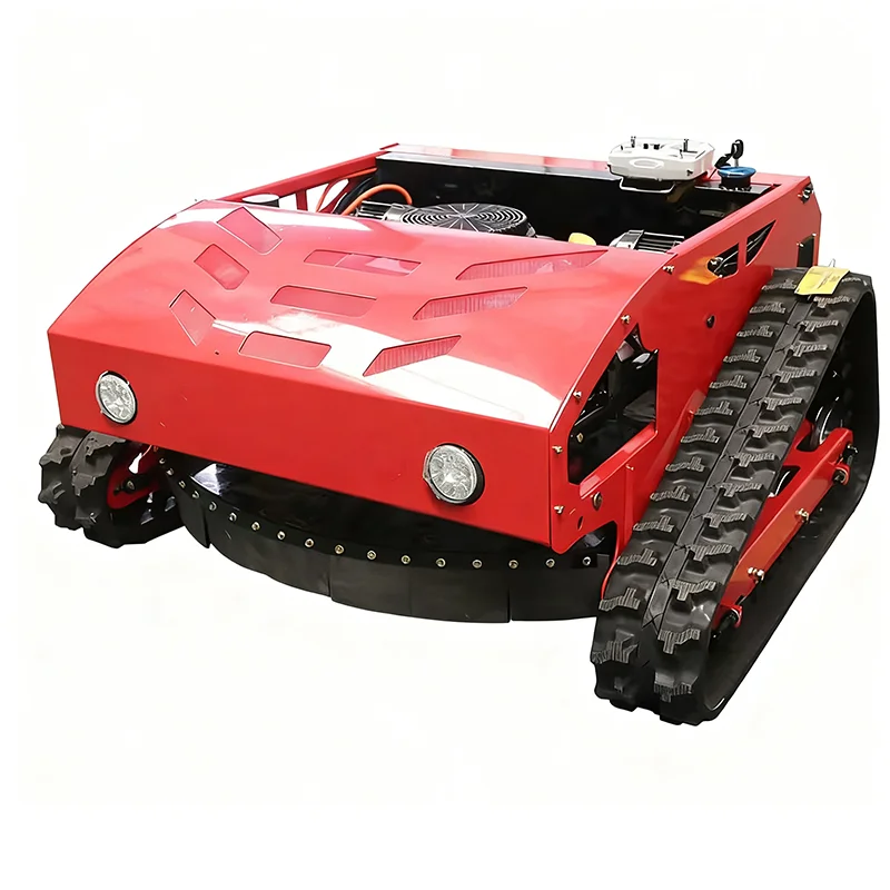 Control Walking Tractor Garden Grass Cutting Machine Automated 1500WIndustrial Crawler Robot Lawn Mower Self Propelled Remote