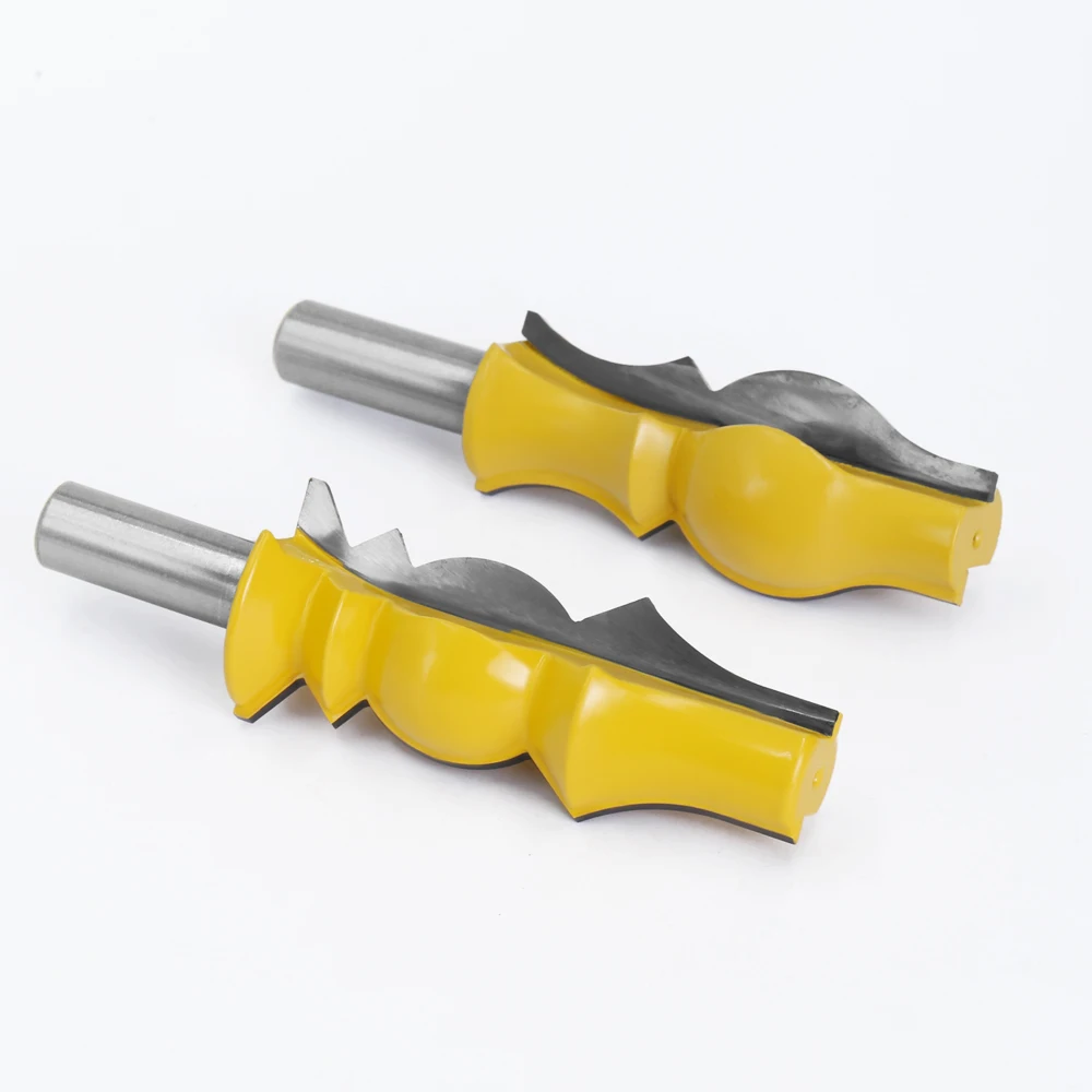 Imagem -04 - Lavie-grande Reversível Crown Molding Router Bit Grupo Apoio de Braço Linha Groove Fresas de Madeira Carpintaria Mc03051 12 mm 1pc