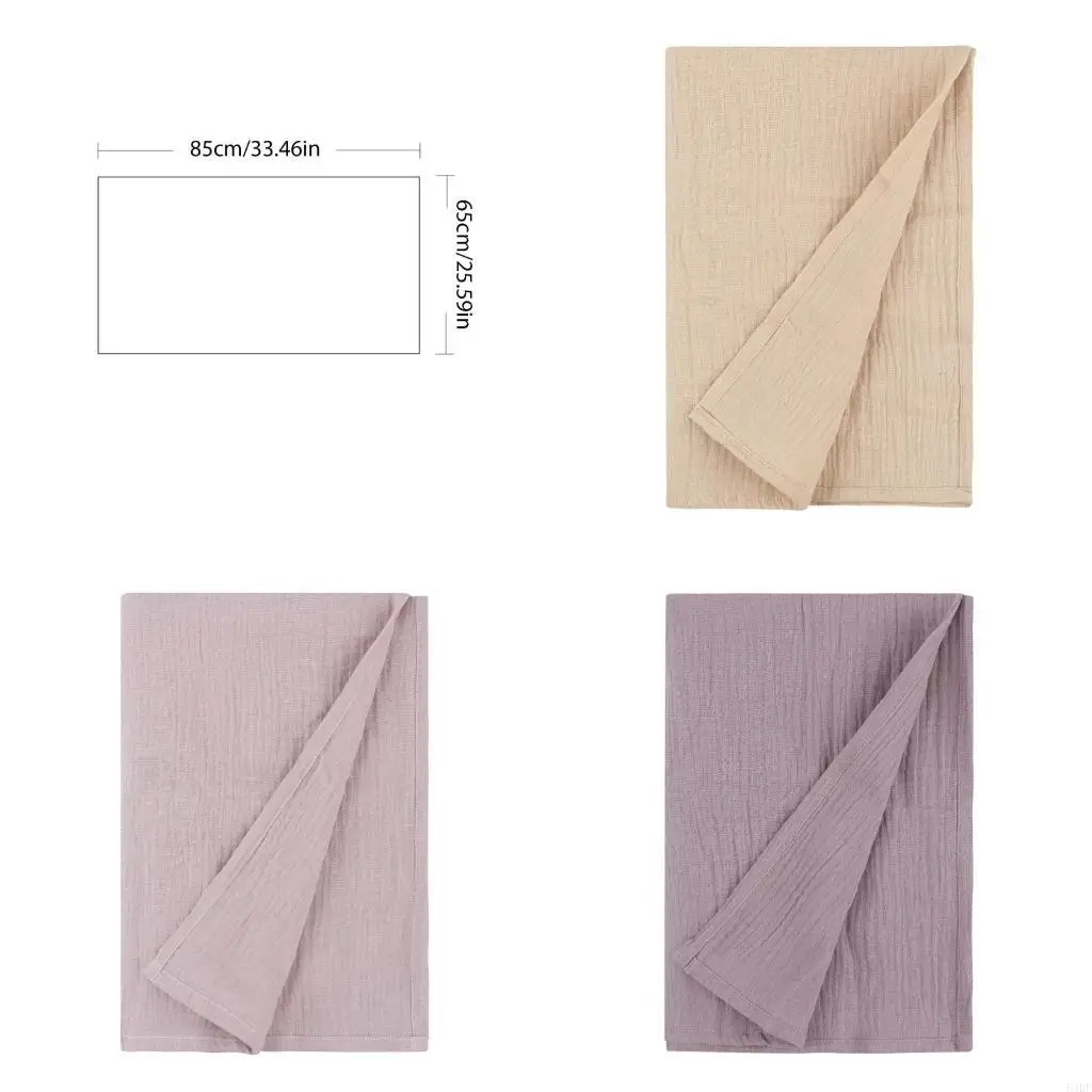 

54DF Baby Wrap Blanket Bath Towel Breathable Cotton Shower-Towel Newborns Shower Gift