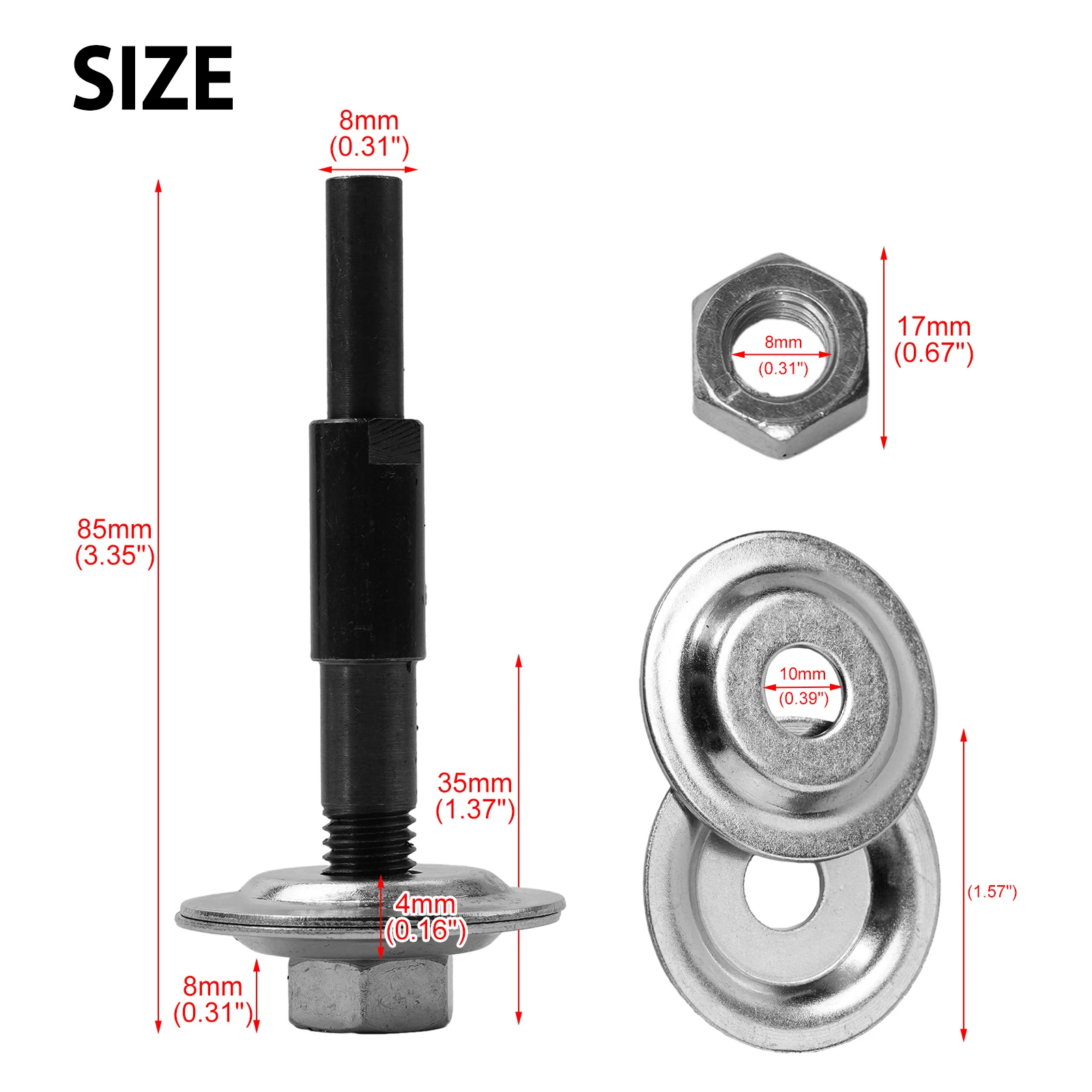 1pcs 3inch Ceramic ​Grinding Stone Polishing Wheel 10mm Bore Set For Bench Grinder Metal Working Tools Accessories