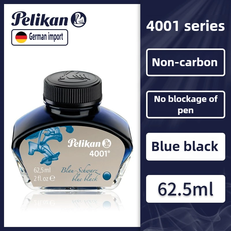 

Germany Pelikan 4001 Series 9 Colors 62.5/30ml Fountain Pen Ink Non-Clogging Non-Carbon School Supplies Stationery For JINHAO