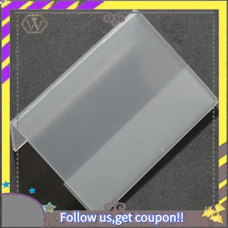 AU33-180Pcs Sign Display Holder Price Name Card Tag Mini Sign Label Counter Top Stand Case 6Cm X 4Cm