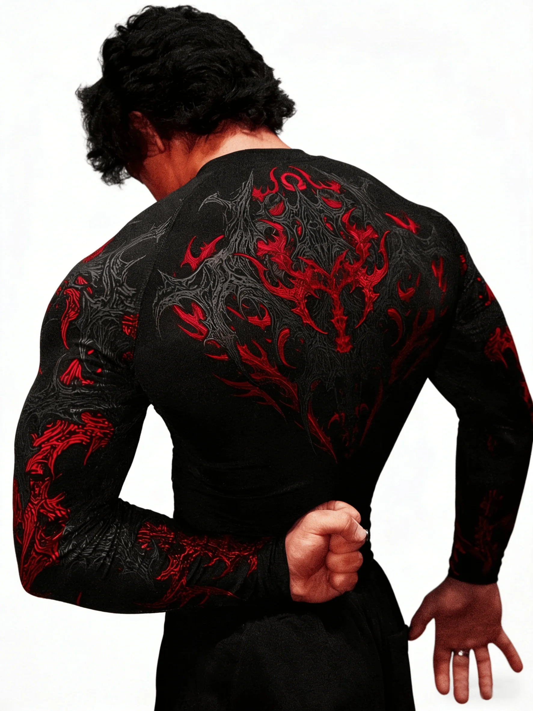 2026 New Tight Long Sleeved T-shirt With High Elasticity Muscle Fitness Shirt Suitable Gym Running Yoga And Beach Activities