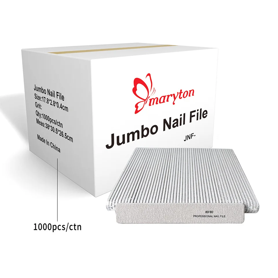 1000Pcs Big Nail Files Emery Boards for Manicure
