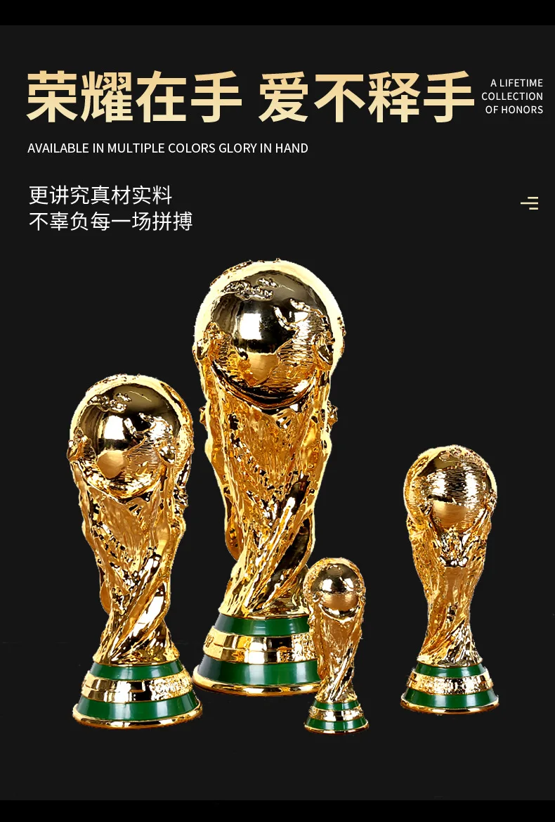 In Stock 2026 FIFA World Cup Trophy Model Ornament Football Trophy Model Soccer Fan Commemorative Decoration Collection Gifts