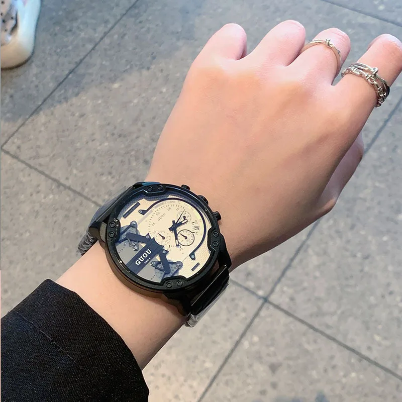 2025 new student high-value cool couple women's watch fashion neutral wind trend waterproof quartz watch birthday gift